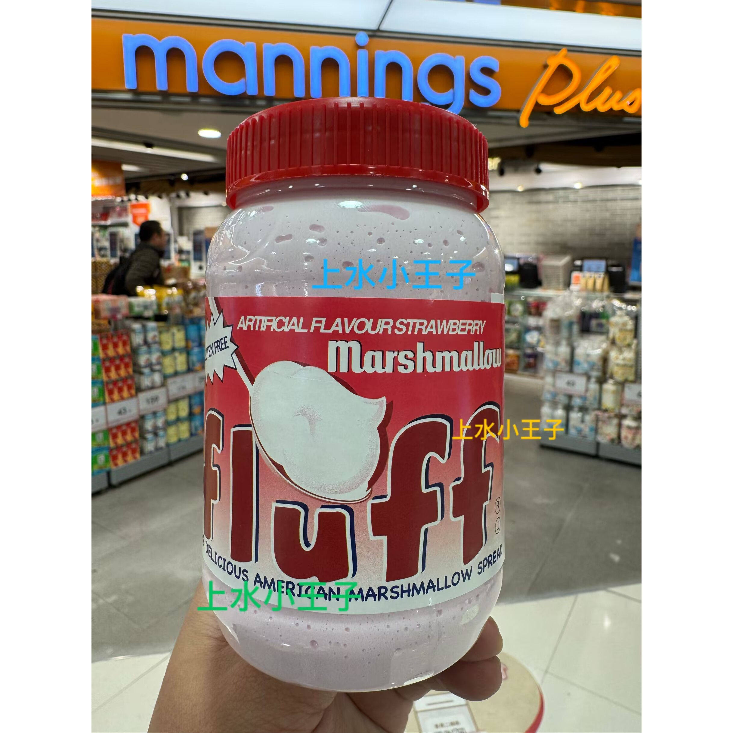 香港代购MARSHMALLOW FLUFF草莓味法罗夫液体棉花糖酱