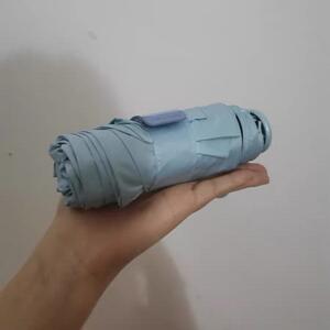 台湾贝诗伞五折超轻短15cm遮阳晴雨伞UPF50+小巧防嗮便携折叠迷你