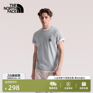 【经典款】北面短袖T恤男女纯棉户外透气新款TheNorthFace|8GVC