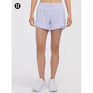 短裤 女士运动高腰内衬款 Sleek LW7DRRS Hotty lululemon Hot
