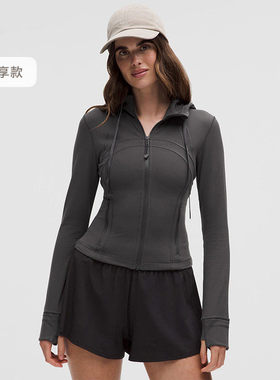 Define 女士短款连帽夹克 *Nulu 芯吸丨lululemon丨LW3IVYS
