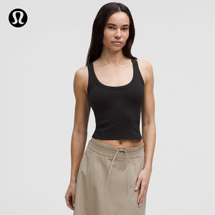 Smooth and Ribbed Nulu女士低圆领运动背心丨lululemon丨LW1FB6S