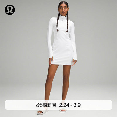 Define女士长袖连衣裙*