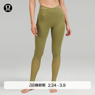Crisscross 女士网面踩脚紧身裤 *Nulu丨lululemon丨LW5EYHA
