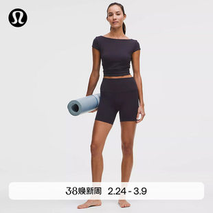 Align 女士运动高腰紧身短裤 6 芯吸丨lululemon丨LW7BG3S