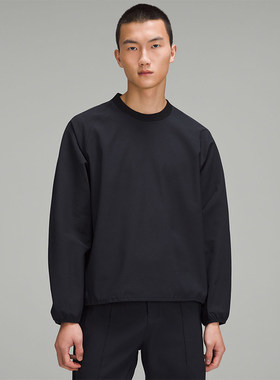LAB Stretch Woven 男士圆领套头卫衣丨lululemon丨LM3ESLS