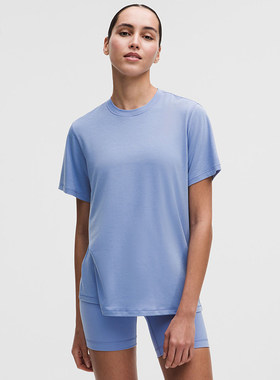 Jersey 女士训练平纹针织短袖 T 恤丨lululemon丨LW3HQUS