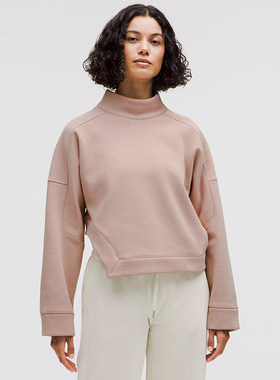 Plush Fleece 女士拉绒下摆缺角套头卫衣丨lululemon丨LW3IMZS