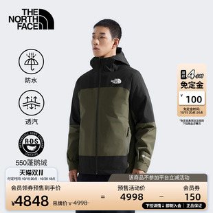 北面男Mountain Light羽绒三合一GTX防水鹅绒TheNorthFace|83RR
