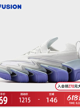 FILA FUSIONFila潮牌SAWTOOTH未来潮鞋男2025秋新款锯齿鞋跑步鞋