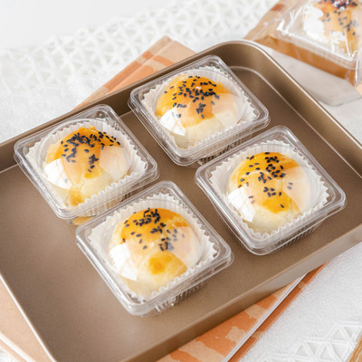 中秋月饼蛋黄酥包装盒圆型吸塑