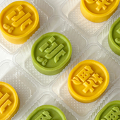 30g夏日冰鲜绿豆糕模具mini绿豆冰糕中秋月饼模山药糕点辅食模具