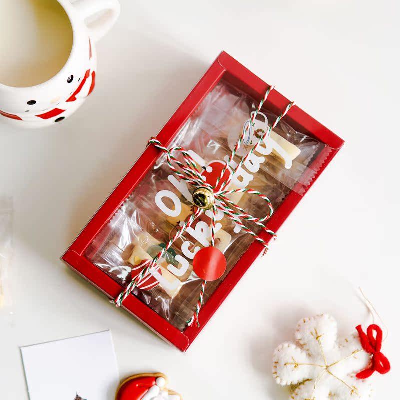 圣诞节糖霜饼干糖果包装盒月饼一口酥雪花酥情人节婚庆伴手礼物盒
