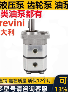 BREVINI双联齿轮泵OT100P07+07D/GT16P1 马达BGS160 OT200M14D