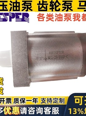 HESPER齿轮泵HP2-25-33AB-C SS- HP2 HP2F- 16 22.5 27.9 4液压泵