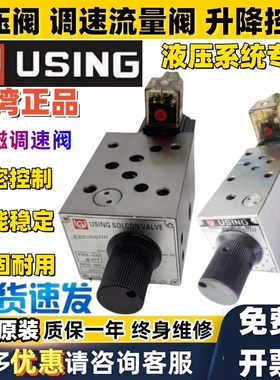台湾USING电磁调速阀FMS-GO4-03T峰欣FMS-G4-02T G04 G06 02P B A
