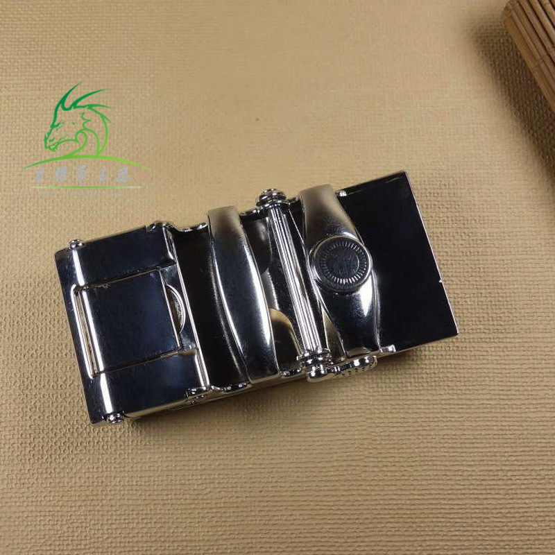 XIAO YAZHAI 천연 허티안 옥 녹색과 흰색 옥 늑대 머리 벨트 버클 남자 설탕 백옥 늑대 토템 벨트 버클