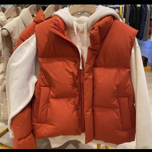 2025冬季新款韩单三色男女同款羽绒马甲