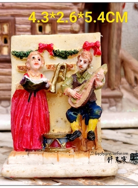 书房配件外贸树脂装饰复古