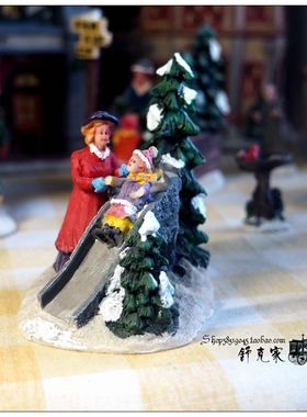 书房树脂圣诞节树脂复古
