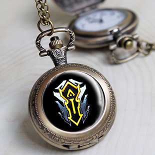 剑三怀表剑网三周边怀表礼物唐门长歌天策七秀时尚翻盖手表项链表