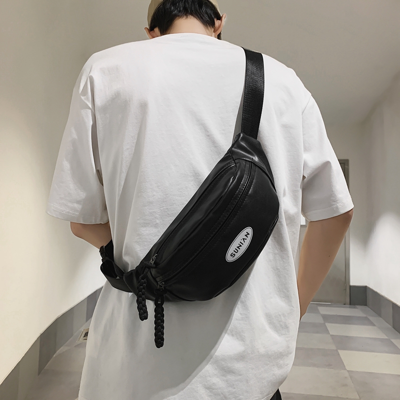 斜挎小胸包腰包潮牌运动男包