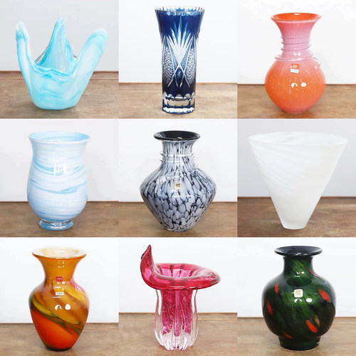 日本回流玻璃花瓶器皿物件收藏品