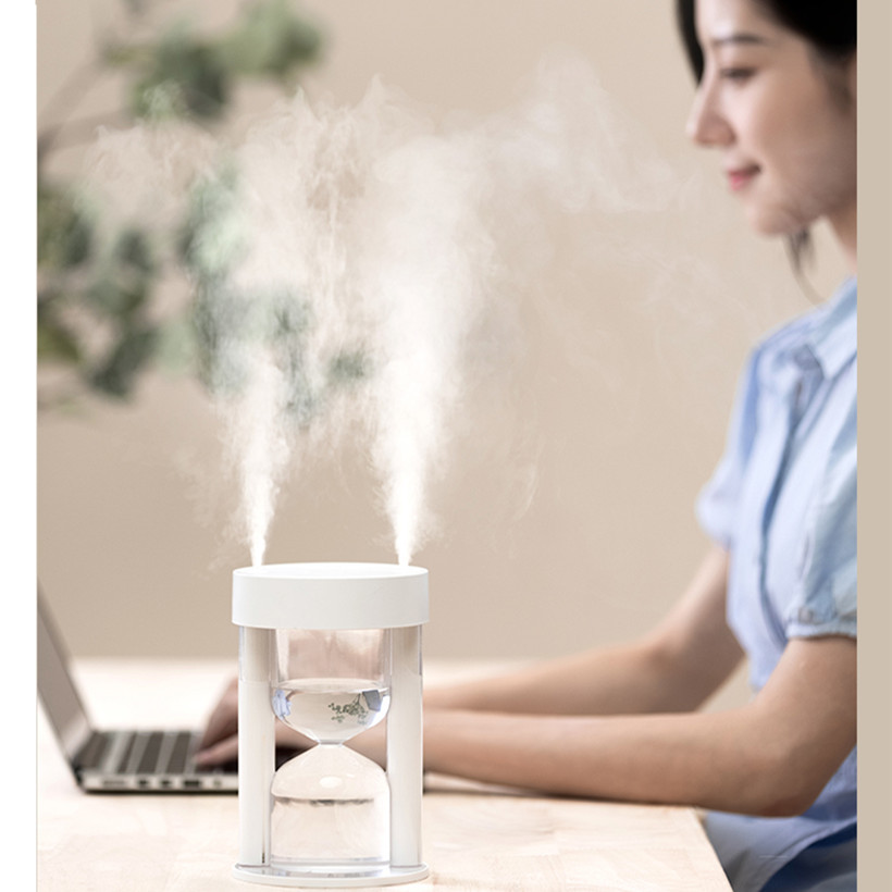 工厂新品沙漏加湿器 家用usb大雾量加湿机迷你小型 humidifier