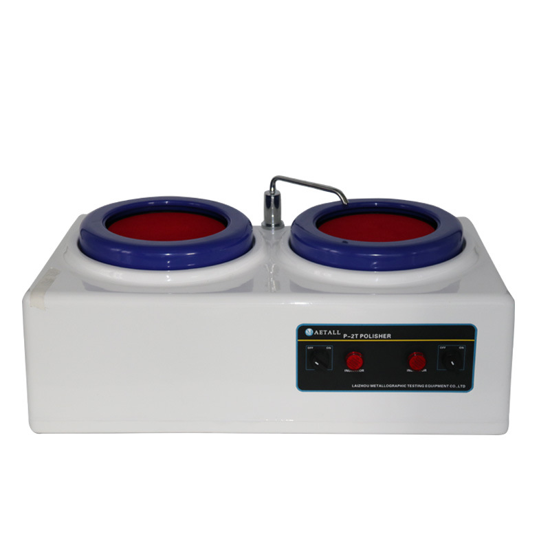 赛博瑞鑫金相试样P-2T抛光机台式双盘便携试样磨抛光机