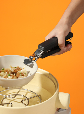 日式夹盘器取热盘神器多用防烫取盘子夹子蒸鱼烤箱隔热取盘器5649