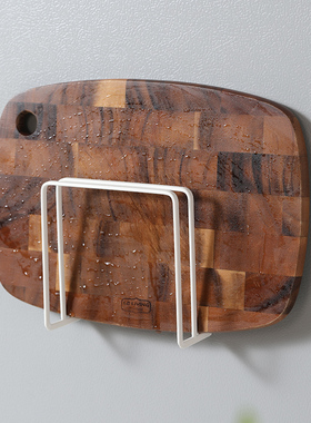 磁吸菜板架厨房冰箱侧面置物架珐琅板多专用砧板挂架收纳架子4645