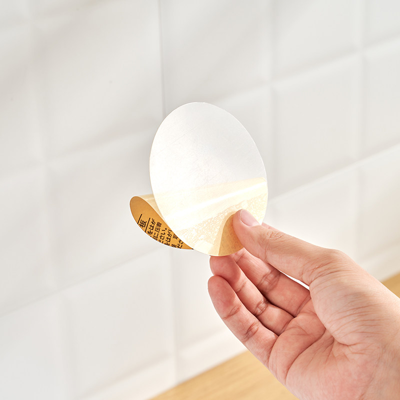 KM.2016.吸盘辅助贴 单面粘胶透明薄片 为吸盘提供理想吸附面 4片