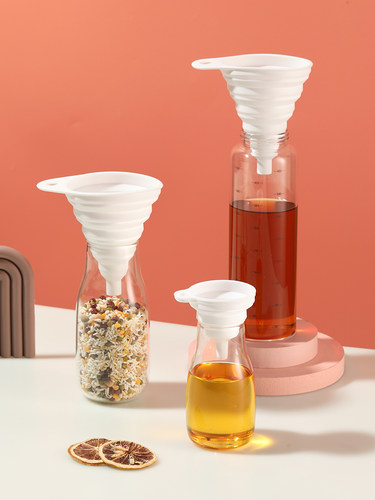 折叠漏斗伸缩烘焙米木日式家居