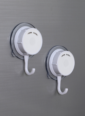 6224.日式旋式吸盘挂钩强力吸盘衣钩厨房浴室多用挂钩 米木.6226