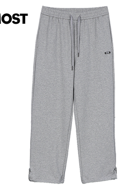 MOST男装灰色卫裤春秋宽松抽绳束脚休闲运动裤C108202028