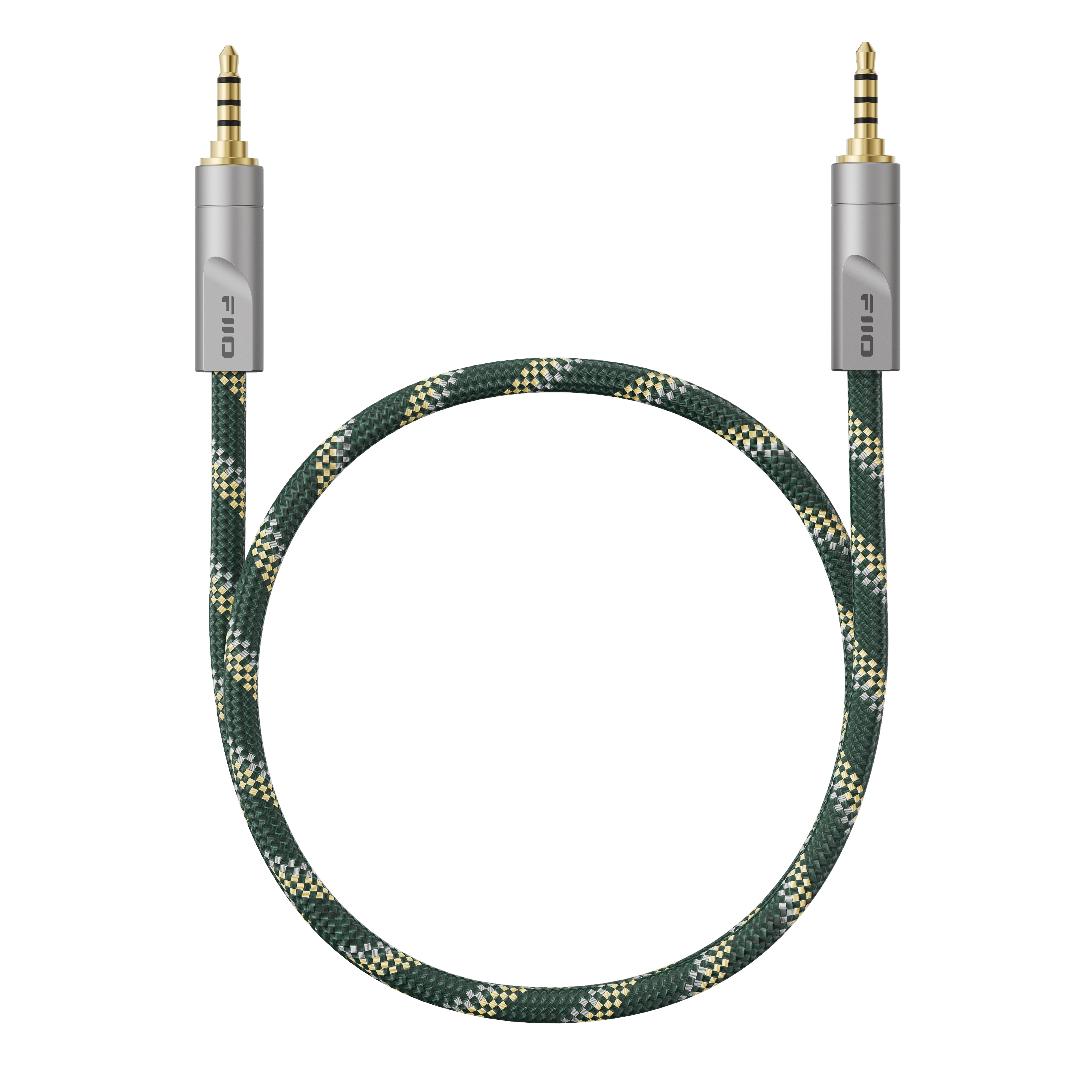 FiiO/飞傲LINK-TR1 6N单晶铜镀银3.5转3.5对录线LINK连接系列