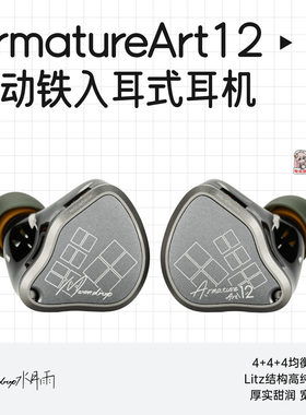 水月雨AA12纯动铁HiFi发烧耳机