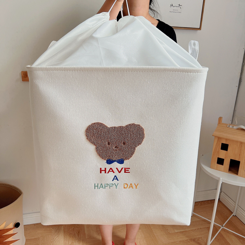 INS风 韩系被子防尘收纳袋布艺超大号衣柜过季衣服物整理筐玩具箱,收纳整理,被子防尘袋,淘宝优惠券,粉丝福利购,淘宝优惠卷