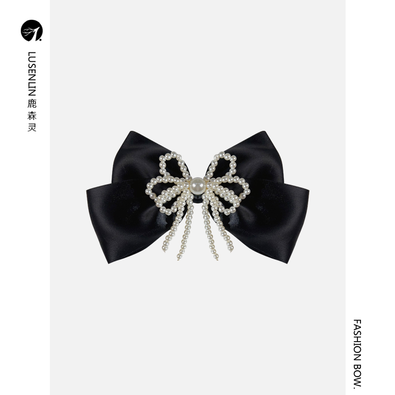 鹿森灵复古小香风蝴蝶结领结