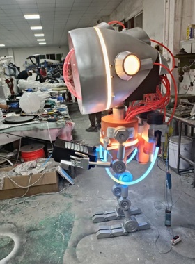 科技风机械姬机器人落地大摆件酒吧KTV网红拍照商场美陈软装雕塑