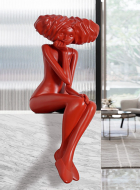 商场美陈售楼处样板间酒店大堂软装饰品花季少女人物雕塑落地摆件