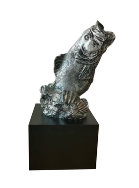 客厅家居装饰品新家办公室乔迁开业礼物招财鱼奖杯奖品纪念品摆件