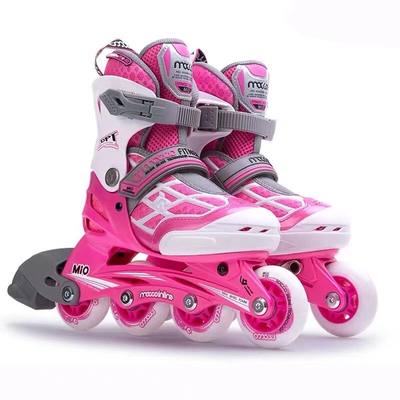 库存清货瑞士米高轮滑鞋儿童专业溜冰初学者男mio旱冰鞋3女童12岁