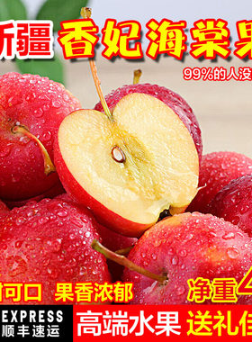 新疆香妃海棠果小苹果4斤