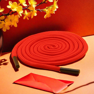 大红色喜庆本命年裤腰绳卫衣帽绳运动裤抽绳裤腰绳收腰绳子装饰带