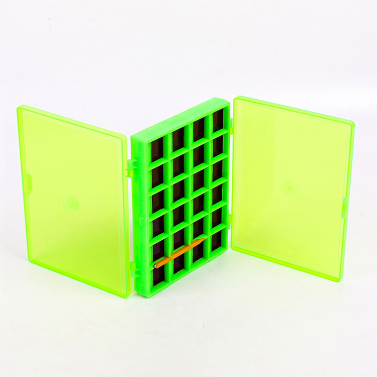 飞钓盒 中号渔盒 磁力分类盒 双面开裸钩盒 飞蝇假饵渔具盒