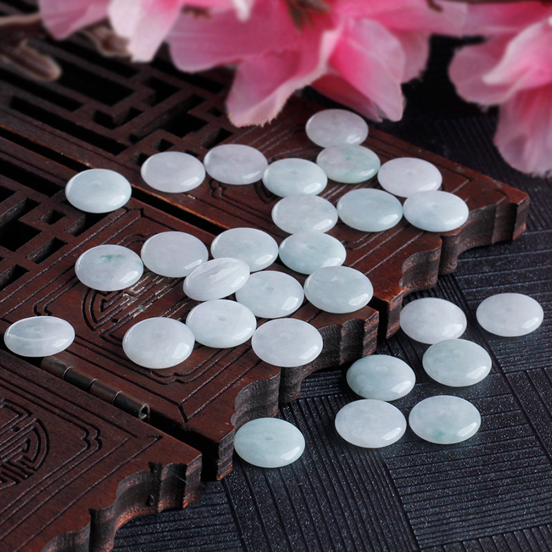 思华年精选天然冰糯种翡翠隔片