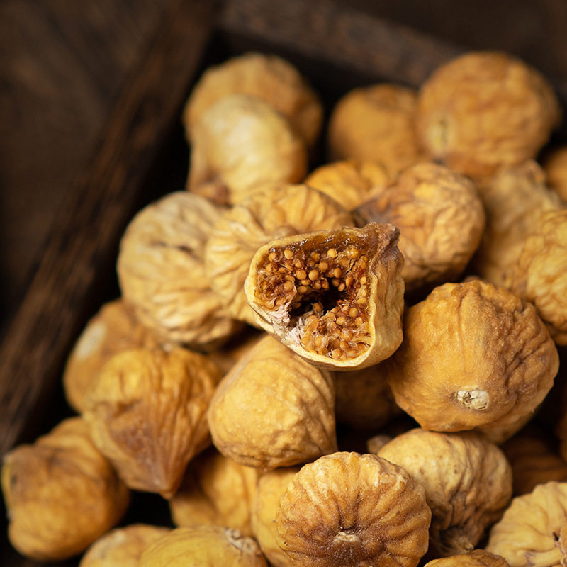 新疆特产新鲜无花果干500g袋装原色风干果脯零食泡水喝煲汤用包邮