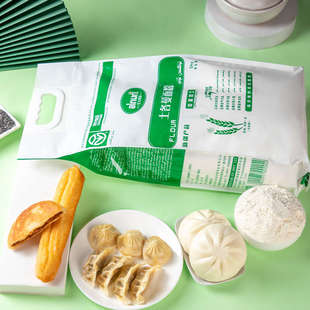 新疆艾力努尔土各曼小麦面粉5Kg袋装精制小麦粉10斤低温工艺包邮