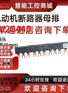 议价原装施耐德 电动机断路器 母线端子 GV2-G445 GV2G445 4组45M